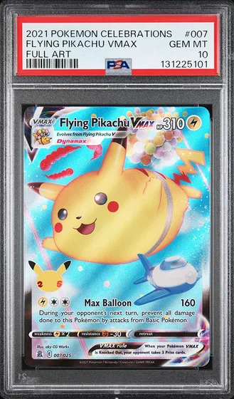 Flying Pikachu VMAX PSA 10